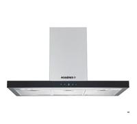 Hotte Décorative CANDY RHP90TX - Blanc - 90 cm - 65 dB - Inox