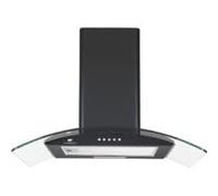 Continental Edison Hotte décorative CEH60GB2 Classe A 60 x 47 x 50,84 cm Noir/Verre