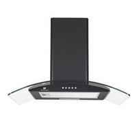Hotte décorative - CONTINENTAL EDISON - CEH60GB2 60 x 47 x 50,84 cm - Noir / Verre