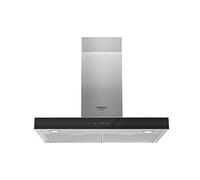 Hotte décorative HOTPOINT HHBS77FLTX Inox Noir
