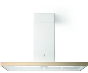 Hotte décorative îlot ELICA BIO ISLAND WH/A/120*58 ROVERE