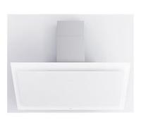 Hotte décorative inclinée 120cm 808m3/h verre blanc Novy 7841 G
