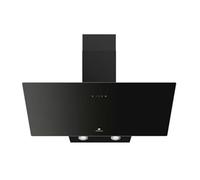 Hotte décorative inclinée CONTINENTAL EDISON CEHDI90B 90 cm 418 m3/h LED Noir A+++ Noir