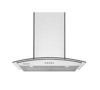 HOTTE DECORATIVE MURALE 60 CM - VERRE ET INOX - 559 m3-200W - 60dB