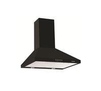 Hotte décorative murale 60cm 569m3/h noir Glem Gas GHP650BK