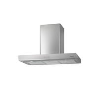 BRANDT Hotte Décorative murale aspirante inox Largeur 90CM Débit d'air 606m3/h