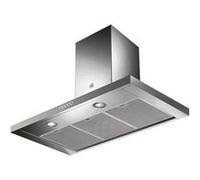 Hotte décorative murale aspirante Roblin inox largeur 90cm débit d'air 580 m3h