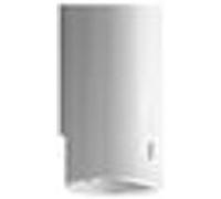 Hotte Décorative Murale Elica Tube Pro WH Mat PRF0090720B Montage Mural 256W 240V 603m3/h 47dB Bouton Poussoir Mat Blanc Blanc Mat G
