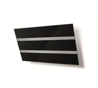 Faber Hotte décorative inclinée 80cm 68db 730m3/h noir/inox - 5513357