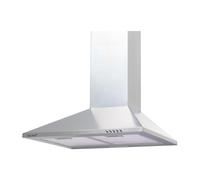 Hotte décorative murale inox 60 cm - modèle CLIONA 60 XS - Débit jusqu’à 338 m³/h - Évacuation ou recyclage - Éclairage LED - Marque française BELDEKO