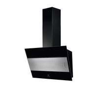 Hotte decorative murale LFV316Y Série 600 Pan Incliné Noire Inox 60 cm
