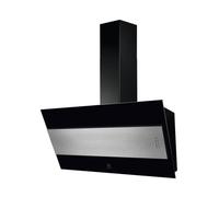 Hotte decorative murale LFV319Y Série 600 Pan Incliné Noire Inox 90 cm