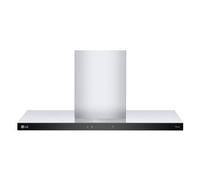 Hotte décorative murale LG HCEZ3626S 90 cm WiFi ThinQ commandes tactiles LED 3 vitesses + boost acier inoxydable