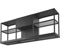 Hotte décorative murale ROBLIN PARTITION 600 NOIR MAT