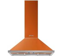 Hotte décorative murale Smeg KPF9OR Inox/orange G