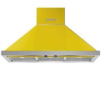 Hotte decorative murale Smeg KPF9YW - Hotte aspirante Pyramide - largeur 90 cm - Débit d'air maximum (en m3/h) : 797 - Niveau sonore Décibel mini. / maxi. (en dBA) : 50 / 72