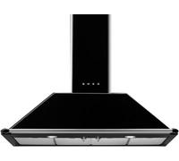 SMEG KT110BLE HOTTE DÉCORATIVE MURALE COULEUR NOIR ESTHÉTIQUE VICTORIA 110 CM