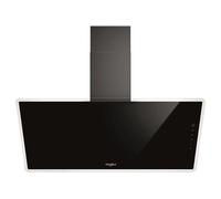 Hotte décorative murale Whirlpool WHVF92FLTK 90cm Noir 255 - 470 - 660 m3/heure Éclairage LED