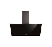 Whirlpool WHVF93FLTK hotte Montée au mur Noir 660 m³/h