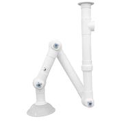 Hotte d'extraction de fumée avec rotation à 360°, solution de ventilation efficace pour laboratoires et usines, tiroir couleur lait 110