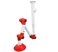 Hotte d'extraction de vapeur d'échappement industrielle, design rotatif à 360° pour une purification efficace de l'air dans les laboratoires et les usines