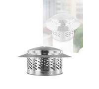 Hotte d'extraction murale for tuyau de toit, chapeau de cheminée en acier inoxydable, évent supérieur, for tous types de cheminées, hottes d'extraction(8cm)