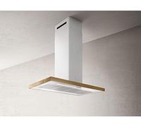 Hotte décorative îlot ELICA BIO ISLAND WH/A/120*58 ROVERE