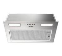 hotte encastrable - groupe filtrant inox 52 cm - 335 m3/h - evacuation ou recyclage - filtres à charbon inclus