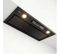 Hotte encastrable noire 52 cm Gurari GCH B 545 BL Groupe filtrant noir • Hotte de plafond 1000 m³/h • Commande tactile+Télécommande