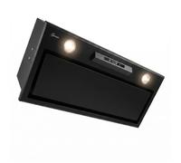 Hotte encastrable noire 70 cm Gurari GCH B 545 BL Groupe filtrant noir • Hotte de plafond 1000 m³/h • Commande tactile+Télécommande