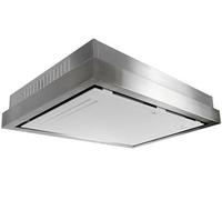 Hotte encastrable plafond 120 cm GCH 343 IS120WH Hotte aspirante 1000m³/h .Moteur EBM .Ionisation électrostatique .Recyclage