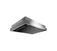 Hotte encastrable plafond 90 cm GCH 343 IS 90 BL Hotte aspirante 1000m³/h .Moteur EBM .Ionisation électrostatique .Recyclage