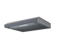 Hotte encastrable Respekta Sina noir mat, 50 cm, évacuation/recyclage de l’air, modèle CH500SC-19, classe énergétique A+