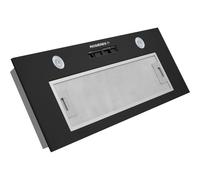 Rosières RHG580/1PN - Hotte - groupe filtrant - largeur : 52 cm - profondeur : 29.6 cm - evacuation & recyclage - avec moteur interne - Black Pearl Black Pearl G