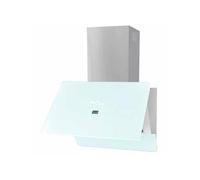 vidaXL Hotte Verre trempé Blanc 600 mm