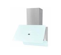 vidaXL - Hotte - hotte décorative - largeur : 60 cm - profondeur : 36 cm - evacuation & recyclage - blanc/argent Blanc G