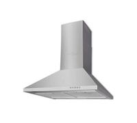 vidaXL Hotte décorative 600 mm Acier inoxydable - Largeur 60 cm Profondeur 47 cm - Argent Gris G