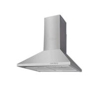 - Hotte - hotte décorative - largeur : 60 cm - profondeur : 47 cm - argent