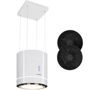 Tron Ambience Hotte îlot aspirante Ø 38 cm 540 m³/h classe A - blanche A