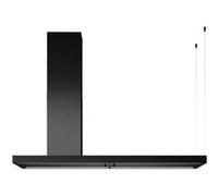 Falmec Hotte Îlot Elle (Noir Mat - Acier Verni)