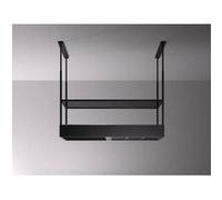 Hotte Ilot FALMEC SPAZIO2620, 130cm, Technologie Circle Tech, commandes electroniques, finition Noir, moteur 4 vitesses, Debit d''air nominal = 600m3/h, Puissance acoustique max = 61dB, Eclairage LED,