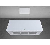 Hotte îlot - GURARI - GCH I 333 90 WH PRIME - 90cm - 1000m³/h - Verre blanc