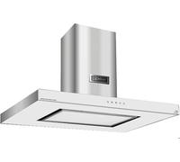 Hotte îlot - KAISER - AI 9434 W Eco - 90 cm - 1250 m³/h - Verre et Acier inoxydable