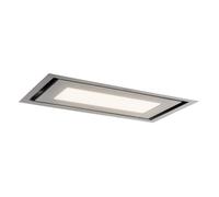 Hotte îlot Klarstein Remy Brilliant Edition - 618m³-h - 4 vitesses - éclairage LED - classe A - verre & inox