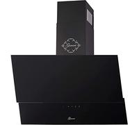 Hotte Inclinée 80 cm GURARI GCH D 268 Prime/Hotte aspirante Noire/Hotte Murale classe A / 1000 m³/h/Télécommande/Hotte de Cuisine avec Evacuation ou Recyclage avec Filtre à Charbon