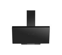 Hotte inclinée à LED Noir DU7612G-Noir