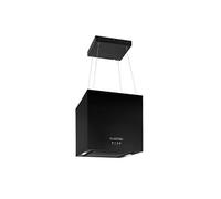 Klarstein Hotte îlot Lustre 596 m³/h Panneau LED Noir
