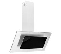 Vidaxl Hotte Murale 90 Cm Acier Inoxydable Et Verre Trempã© Argentã©