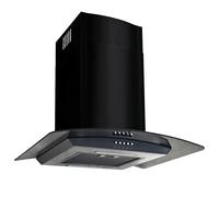 Hotte Murale Acier Inoxydable 756 m³/h 60 cm Noir Aspirante Maison vidaXL