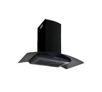 Hotte Murale Acier Inoxydable 756 m³/h 90 cm Noir Aspirante Maison 50706